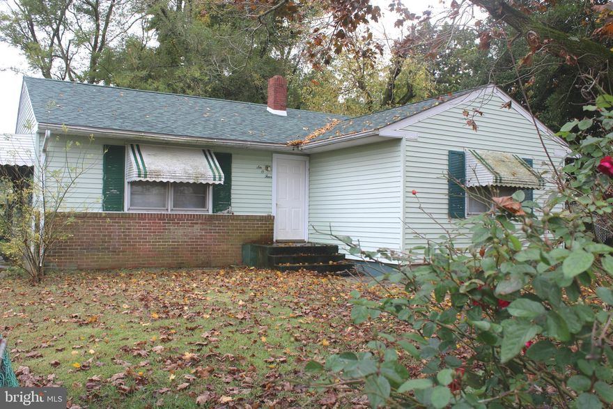 If you are looking for a home with great potential you owe it to yourself to look at this house.  It is located directly across from the Salisbury Middle School and within a mile of the Chipman Elementary School.  It is within minutes of the shopping areas located along Rt 13 North and the business and entertainment areas of Salisbury.  Although the house is sold as is, a few rennovations can turn it into your dream home.