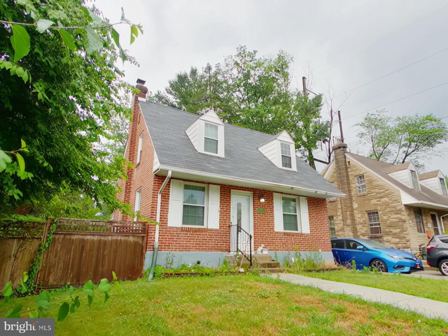 We are offering a downpayment assistance program: $5,000 in closing cost, $500 for appraisal, and $500 for Home Warranty through Motto Mortgage Expert Solutions.

Excellent opportunity to own this beautiful Cape Cod home with a spacious backyard and private driveway. There is no reason why you cannot have the garden of your dreams with the space! Feel perfectly at home as soon as you walk into the front door. The first floor offers cozy living area, separate dining room area, kitchen, with access to the backyard patio. The backyard patio is perfect for entertaining friends and family. Imagine utilizing the space for outdoor gathering with friends and families. The backyard is completely fenced in for added privacy.  Second floor boast 2 bedrooms with plenty of natural lights & 1 full bathroom. Continue your tour to access the fully finished basement, equipped with a full bath and as well as a washer & dryer combo tucked in its own space. Utilize the space as family entertainment space, bonus room or potentially additional bedroom, since it also has separate exit. The current finished sqft does not include the fully finished basement area, which approximately added another 250 sqft to the house. This charming home also features newer windows, walkway concrete and driveway.  Property qualifies for CRA program for a conventional loan with 3% down payment and no mortgage insurance.  The convenient location to train stations, bus routes, easy access to I-95 will provide you with easy access to get to any locations, such as Philadelphia, Delaware, Center City and Airport.  Walk Score of 71 & Bike Score of 57.  Nearby parks include Crowell Park, Garrett Park and Garrett Park.
