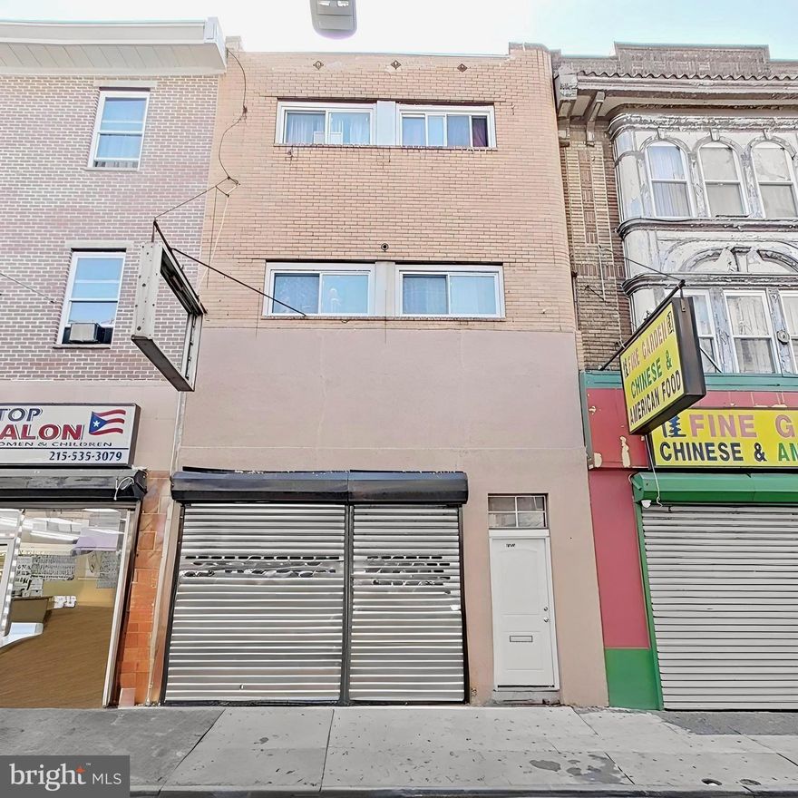 Excellent opportunity to own a 3-story mixed-use building in the heart of Frankford, offering 4 total units and flexible zoning - CMX2. The property boasts 3,811 square feet and sits on a 2,402 square foot lot. The commercial unit is currently occupied by a daycare which is paying $1,900/month while the three residential units are currently occupied and each unit pays as follows: 2F - $900, 2R - $750, 3rd floor - $850. The property currently grosses $4,400/month and $52,800/year. All of the units are powered by electric only, there is no gas. The tenants pay for the electric while the landlord covers the common area electric and water for the building. There is also an active rental license in place for the residential units. This cashing flowing 4 unit building is the perfect property for an investor looking to add 4 more doors to their rental portfolio. You won't even need to put any work into the units, you will have immediate cash flow from day one. The commercial unit is leased through 5/31/26 and the rest of the units are on a month to month lease.

Configured for office/storefront use with apartments above, this property is ideal for a variety of commercial and residential applications. The CMX2 zoning supports retail, office, and residential combinations, making it a versatile addition to any investment portfolio.

Located in a growing area with strong visibility and accessibility, the building benefits from proximity to neighborhood amenities, public transportation, and major roadways. Its size, layout, and vacancy allow for immediate redevelopment, occupancy, or income-producing potential.

This property can also be purchased in a package deal with the following properties: 4429 Frankford Ave, 4431 Frankford Ave, 4435 Frankford Ave, 4437 Frankford Ave, 4467 Frankford Ave.

This is a rare chance to secure a sizable mixed-use property with endless possibilities.  Schedule your showing today!