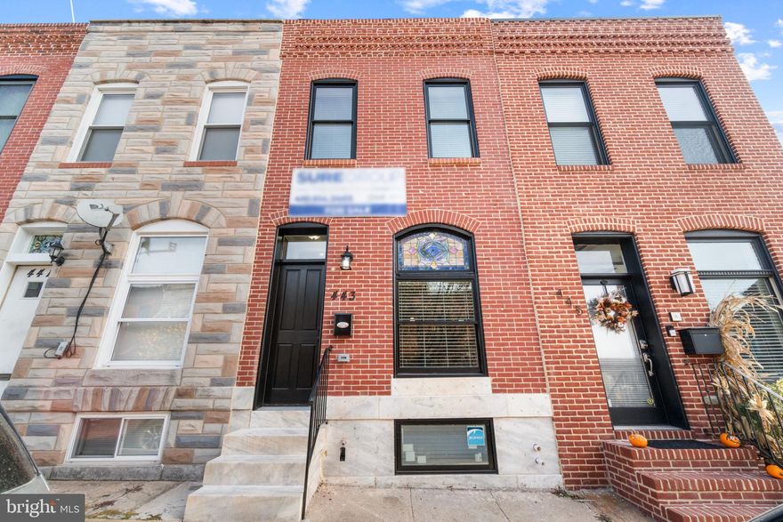 BRAND NEW CHAP RENOVATION WITH 10 YEAR TAX CREDIT LOCATED ON SOUGHT AFTER BLOCK IN PATTERSON PARK. OVERSIZED OFF STREET PARKING PAD. GLISTENING HARDWOODS CASCADE THROUGHOUT. ENJOY CUSTOM CABINETRY, UPGRADED TRIM AND PAINT PACKAGE, IMPORTED TILE, QUARTZ COUNTERTOPS, HIGH END SS APPLIANCE PACKAGE IN DESIGNER CHEF'S KITCHEN. LOADS OF NATURAL LIGHT. EXPOSED BRICK. FINISHED LOWER LEVEL. HIGH CEILINGS. TONS OF STORAGE. WALK-IN SHOWERS. WALK-IN CLOSETS. SPACIOUS 4 BEDROOMS WITH 3.5 BATHROOMS. EXPANSIVE ROOF DECK WITH STUNNING VIEWS - GREAT FOR ENTERTAINING. CLOSE PROXIMITY TO RETAIL SHOPPING, LOCAL DINING, PATTERSON PARK, AND ALL MAJOR HIGHWAYS. SCHEDULE A PRIVATE TOUR TODAY.