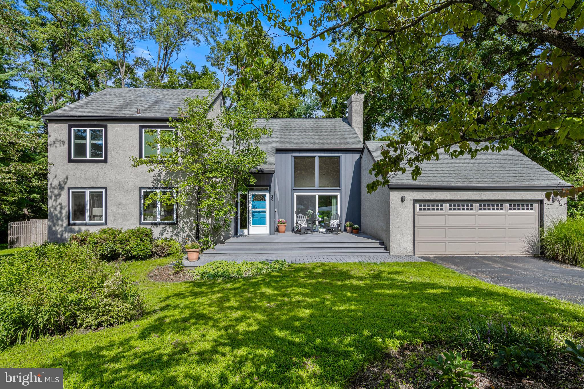 Tucked away on a cul-de-sac in the popular Ithan Mills neighborhood of Bryn Mawr, this contemporary home offers 4 Bedrooms, 2.5 Baths, and is located in award-winning Radnor Township School District — just a short walk from Ithan Elementary School.
Enter through a stunning, sun-drenched , 2-story Foyer with an overhead loft. The bright Family Room has a vaulted ceiling, gas fireplace, and walls of sliding glass doors which open to the front and rear decks.
The Family Room is open to the Breakfast Room and to the spacious Kitchen, which has a gas cooktop, double wall ovens, and ample storage space in the tall solid wood cabinets . There’s also a separate formal Dining Room and a sunny Living Room, offering multiple areas for gathering with friends and family.
Upstairs, the Primary Bedroom includes a large walk-in closet with custom organizers and a remodeled en-suite Bath. Three more Bedrooms share a remodeled Hall Bath. All the Bedroom closets have custom organizers and they have wood floors underneath the wall-to-wall carpeting. The second-floor landing includes a large linen closet and a bonus area which overlooks the 2-story Entrance Hall — perfect for a desk, homework station, or reading corner.
The finished Lower Level adds even more living space, with a large Recreation Room that features built-ins and 2 cedar closets plus 2 storage closets (with custom organizers.) A separate Bonus Room could be used for a home office, gym, music room, or potential 5th Bedroom. The oversized 2-car attached Garage and a partially-finished lower level Laundry Room complete this spacious home.
Outside, you’ll enjoy relaxing on the front and rear decks, overlooking the half-acre property which offers ample room for gardening and recreation.
The convenient location has easy access to the Blue Route (476), Airport, Center City, corporate centers, Bryn Mawr Hospital, Bryn Mawr Film Institute, Villanova University, Clem Macrone Park, shopping, and restaurants in Garrett Hill, downtown Bryn Mawr, Villanova, and Wayne.