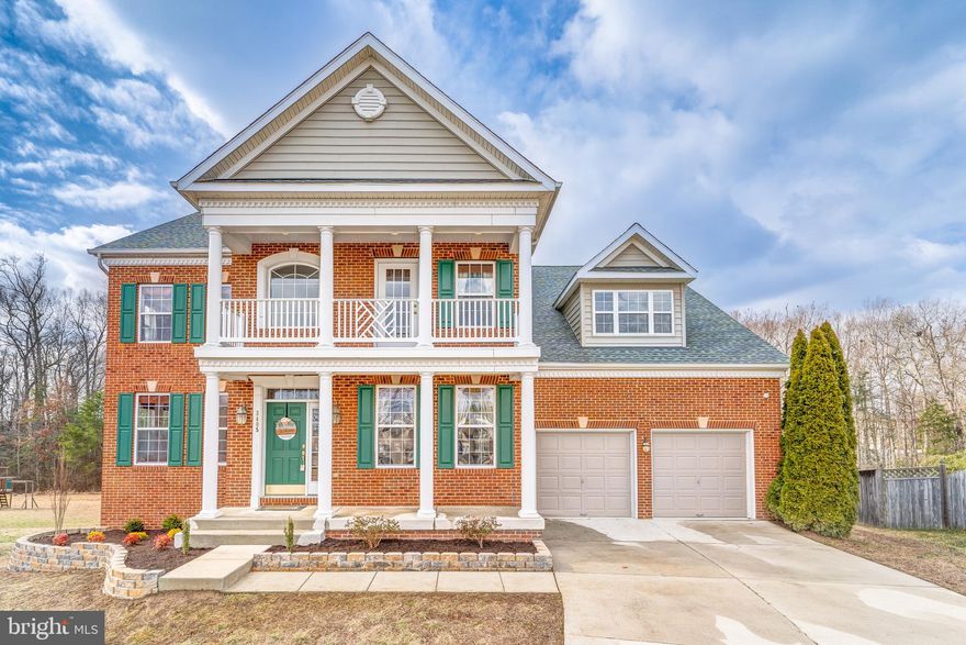 On the market for the first time ever, this stunning, traditional style home is now available! With over 5,700 sq. feet, this 4 bed / 4.5 baths is not lacking space! Walk through the front door to find beautiful hardwood floors that flow to the kitchen, off to the left is the formal living room and to the right the formal dining room. Past the stairwell is the family room that features a stone fireplace and two rows of windows bringing in lots of natural light. The kitchen and butler's pantry features stainless steel appliances and granite countertops. Off the kitchen and family room is the cozy sunroom. Up the stairs are 4 bedrooms and 3 full bathrooms. The master bedroom features a large master ensuite with walk-in shower, soaking tub, double vanity, and separate makeup vanity. One of the spare bedrooms features a walkout balcony to the front of the house. The basement is finished with full wet bar, exercise room, extra office, a full bathroom, and 300sq. feet of unfinished space that could be used for storage.  Don't forget about the 2-car attached garage! Sitting pretty at the end of a cul-de-sac, this home is located in the lovely Greenhaven Run of White Plains. Conveniently 10minutes from Waldorf and 30minutes from National Harbor! A home of this caliber is a once in a lifetime opportunity. Don't wait, schedule your tour today!