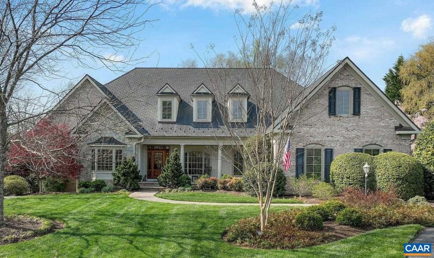 This exceptional, one-of-a-kind six-bedroom home offers luxurious one-level living. Situated on one of the best streets in Glenmore, this stunning stone and brick residence is sure to impress the most discerning buyer. All 5,300 square feet of space are above grade, featuring four bedrooms and three and half bathrooms on the main level. The spacious second level boasts a large bonus room, two bedrooms and a full bathroom. No detail was overlooked in the design of this lovingly maintained home. Custom built-ins adorn the office (walnut), library/great room (cherry), and family room, making each space feel special and unique. Highly desirable features include a geothermal heat pump, integrated speakers throughout the living spaces, and smart home technology for lighting, irrigation, window treatments, and more. Enjoy quiet evenings on the screened porch overlooking the park-like backyard. The third bay of the garage has been transformed into a workshop, complete with two large workbenches, a sink, fully insulated walls, air conditioning, and a vacuum system. This is a unique opportunity to own a home of this caliber in the amenity-rich community of Glenmore. Buyers qualify for a 50% discount on initiation to the Club at Glenmore.,Fireplace in Family Room,Fireplace in Great Room