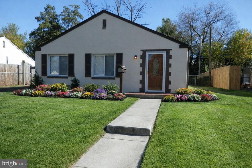 IMPROVED PRICE -   QUICK SETTLEMENT!!!!!  LIST PRICE IS WELL UNDER appraised value at $292,500 - INSTANT EQUITY!!!  Welcome home to this charming Collins Park residence featuring an open, light-filled layout and move-in ready updates. The large living room welcomes you with a leaded glass front door and a tasteful stone accent wall. New vinyl plank flooring flows through the living room and kitchen into a bright eat-in kitchen with quartz countertops, white cabinetry, subway tile backsplash, recessed lighting and stainless-steel appliances — including a brand-new smooth top oven, microwave, dishwasher and refrigerator. Handy utility closet with washer/dryer and access to the side driveway and backyard. Three nicely sized bedrooms with new neutral carpeting and an updated neutral tiled hall bath. NEW HVAC system. Outside you’ll find a large, flat, fenced yard with a dog pen and two large sheds (sold as-is). Fantastic location — close to the airport, shopping, schools, public transportation and major routes to New Jersey & Delaware beaches. Easy living — just bring your family and furniture. Hurry — this one won’t last! Don't miss this Incredible Home UNDER APPRAISED VALUE!!!!