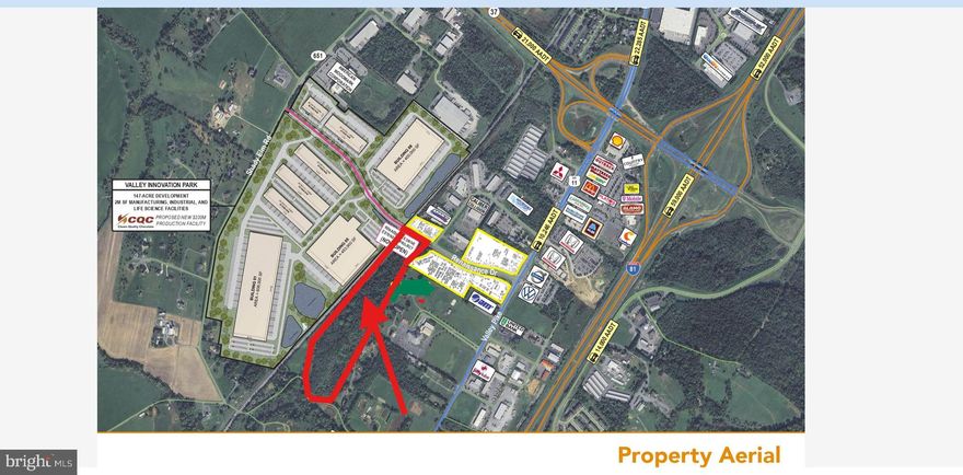 27.09 +/- acres in the direct path of Light Industrial-Zoned land.  The subject property is in the comprehensive plan to be zoned Light Industrial for warehousing, distribution, self-storage warehousing or light manufacturing.  The 27.09 +/- acre site has excellent proximity and access to US 11, Route 37.  and I-81.  The property provides location, visibility, and exposure.  All utilities are available.  The site is ideally located in the southern portion of the Winchester area known as the Kernstown submarket.  There is the possibility of railroad access on the western boundary of the subject property. The site will provide connection to Shady Elm Road and the Valley Innovation Park (Peterson Cos) which is scheduled to begin construction in 2026.