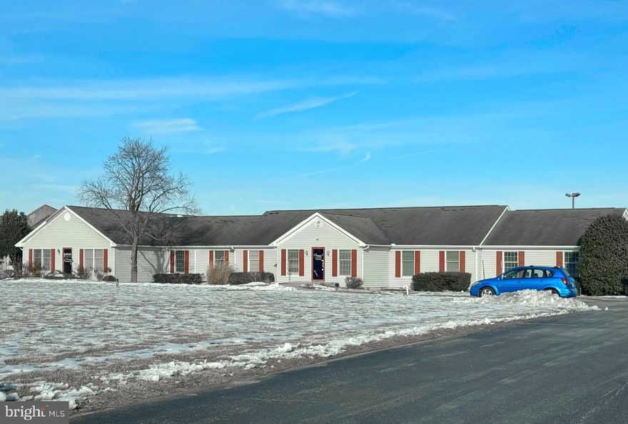 Direct N/S highway location, C-1 zoning, B+ to A rated facility with 350 foot road frontage, AADT of 25,000+ on 6 acres, approximately 13,500 s/f of business space. 3 units; 2 with 5000 s/f each and 1 with approximately 3500 s/f. One space is long-term tenant occupied at $2600 per month, NNN. There are approximately 70 parking spaces with additional driveway and rear ancillary parking. The units are firewall separated with individual key-card staff entries, a diesel generator to prevent power loss, and fiber optics throughout. On-sight LPP septic with 6 pumps, 2800 gallon capacity. Easy to show, tenant space requires advance notification. Perfect location for continued use or redevelopment. Facility has LED lighted highway pylon, parking lot lighting, strobe fire alarm system throughout. Electric service by Delmarva Power, multiple HVAC's, 220 VAC. Exceptional 1031 or possible reverse 1031 exchange opportunity. This parcel is not in a flood zone, and there are no municipal taxes.