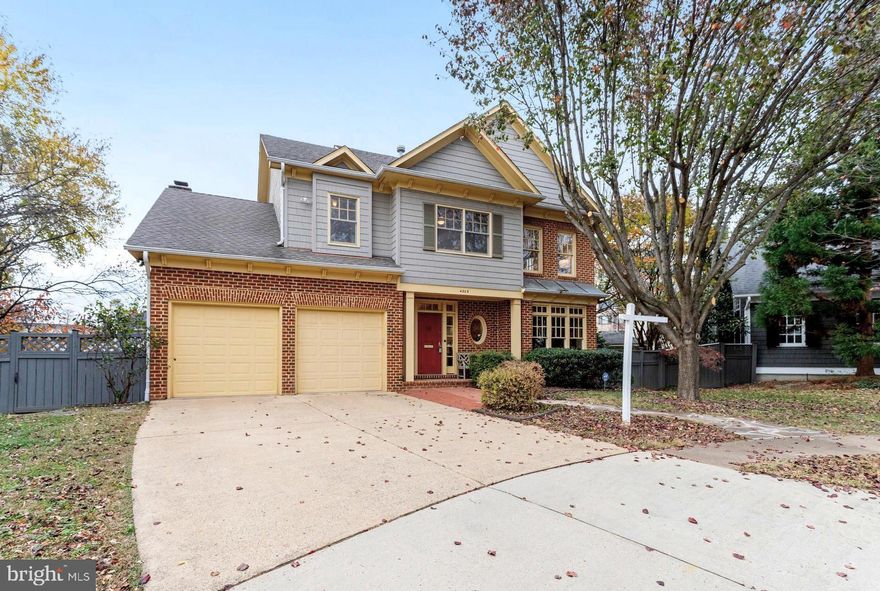This charming, Move-In Ready, 2001 Brick Craftsman is set on a rare and quiet cul-de-
sac in the highly desirable Cherrydale Neighborhood. Enjoy watching DC’s 4th of July Fireworks from
the street with friends, or the kids playing in the neighborhood instead of on their
computers. With approximately 3,800 Total Finished Square Feet of living space including 5
Bedrooms, 3 Full Bathrooms, 1 Half Bathroom, 2 Family Rooms, a Living Room and a Library/Office,
this move-in ready home will have all the space you need to enjoy this idyllic, peaceful, setting.
The spacious Gourmet Kitchen, perfect for cooking or entertaining, opens to both a Family Room and
to the Dining Room across a Granite Peninsula which keeps the chef connected to those watching the
game, eating or studying. Also found in the kitchen area are tall white custom Cherry Cabinets;
Stainless-Steel Appliances, a 6 Burner Gas Stove/Oven, a Porcelain Farm Sink and a Large Built-In
Pantry.
The Dining Room has a wall of Custom Cabinetry and Banquette Seating. Also on this main floor are
the large living room (with Fireplace recently redone with Carrera Marble Surround) which opens
through Glass Doors to the Back Deck, as well as a powder room, and Classy Library/Office with an
entire wall of Custom Bookshelves, and the exit to the 2 Car garage.
The second floor has 4 Spacious Bedrooms and 2 Full Bathrooms, including the Luxurious Primary
Suite. This Suite features a Tray Ceiling, a fireplace, built-ins, a Sunlit Walk-In Closet, and a
Renovated Primary Bathroom with a Quartz Double Vanity, a Soaking Tub and a Frameless Glass
Shower.
The Fully-Finished Walkout Basement has tons of Daylight with its Oversized Windows. There is a
Large Recreation Room with a wall of custom shelving, which opens through a Game Area and the
Glass Double French Doors to Brick Patio and the Private, Fenced-in Backyard. There is also a
Spacious 5th Bedroom Suite with Full Bathroom perfect as an Au-Pair Suite. There is plenty of storage
both on this level and in the Attic.
Located about a mile from Ballston, with its Metro Stop, The Shopping of Ballston Quarter, or a night
out at one of its many Top Restaurants. Enjoy the fresh air at one of the Several Parks and
Playgrounds of the area. Currently Zoned for Top-Rated Glebe Elementary, Dorothy Hamm Middle &
Washington Liberty High Schools.