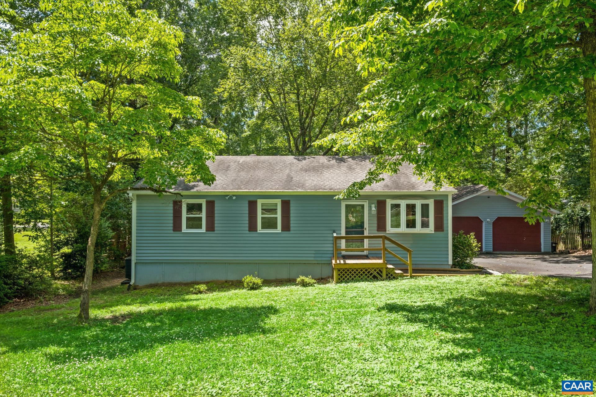 Welcome to 1288 Preddy Creek Rd. offering a comfortable layout designed for both everyday living and easy entertaining. Step into the bright living area featuring a cozy gas fireplace?perfect for cool evenings. The eat-in kitchen provides plenty of space for meals and morning coffee, with direct access to a large deck that overlooks the spacious, flat backyard, with an abundance of room to garden! Need space for your vehicles, hobbies, or storage? The temperature-controlled two-car garage has you covered?literally. The three bedrooms offer flexibility for anyone looking to create a home office, guest room, or just a quiet retreat. The primary bedroom includes its own en-suite bathroom for comfort and privacy. Located conveniently near Hollymead Town Center, everyday essentials, shopping, and dining are just minutes away. Frequent flyer or weekend traveler? Charlottesville?Albemarle Airport is within a short drive, and the vibrant Downtown Mall is close enough to keep your calendar full! Don't miss out on this well-rounded home that balances serenity with accessibility. Whether you're downsizing, just getting started, or somewhere in between, this property provides the ideal blend of function, charm, and location! Come take a tour!,White Cabinets,Fireplace in Living Room