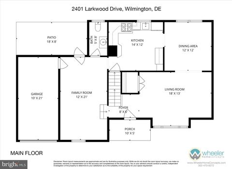 Tiny photo for 2403 Larkwood Drive, WILMINGTON, DE 19810 (MLS # DENC2098438)