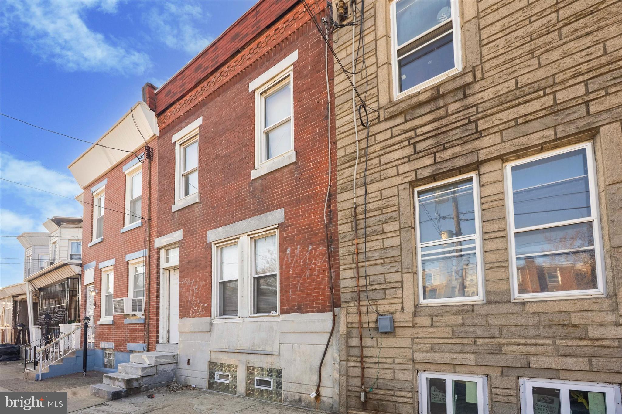 This brick row home is a solid investment opportunity located in a developing area. While this property may require some work to reach its full potential, the end result will be a beautiful and profitable investment that you'll be proud to call your own. Plenty of square footage (1,300+ SF) and a nice layout. Whether just starting out on your real estate journey, or a seasoned investor looking to add to your portfolio, don't miss this opportunity!