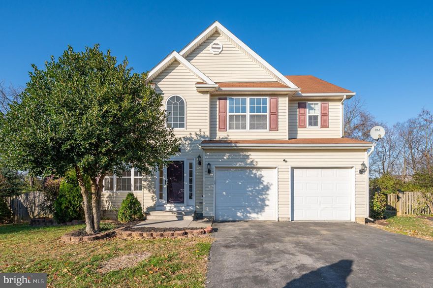 This classic colonial is situated in the much sought after Summer Hill neighborhood. It features 3 bedrooms and 2 and 1/2 baths. The welcoming foyer includes easy-care laminate flooring. The spacious living room measures 10 ft x 11 ft and features laminate floors. Then you have the dining/ morning room with lots of natural light. This space features a ceiling fan and LVP floors. Your kitchen oak cabinetry, LVT floors, and a spacious coffee bar. All appliances convey. Finally, you have a convenient half bath with a single bowl, oak vanity and LVP floors. Upstairs you have two generously sized bedrooms, one with carpet and one with laminate floors. Both feature a ceiling fan and share a Jack and Jill bathroom. This space vinyl floors, 30 in single bowl, oak vanity, and 5 ft acrylic tub/shower combo. The laundry room includes vinyl floor and white cabinetry for storage. Both machines convey. The primary suite is carpeted and features a ceiling fan and large walk-in closet. The private ensuite bathroom has a 5 ft double bowl vanity with oak base, a 3 ft tiled shower with glass surround, and a luxurious 5 ft soaking tub. You also have a separate water closet and a second walk-in closet! Outside you have two decks, one of which is covered. The rear yard is fenced so bring the dogs! There is 10 ft x 12 storage shed for all of your yard tools. The yard features lovely wisteria plants and backs to trees for privacy. The two-car garage keeps your cars, and you, out of the weather. And the paved driveway affords off-street parking for up to four more cars. This home has everything you're looking for at a great price! Don't let it slip away - call to see it today!