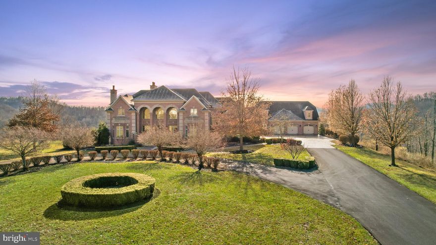 The epitome of a luxury estate in the Mountains of West Virginia. 8,000 sq ft, elegant, brick home just 3 miles from I79 in the premier Bethany Estates of Bridgeport, WV. Sitting on 5.01 acres with panoramic views, this breathtaking home overlooks the beauty of the Mountain State. Through the front double doors, the home features a stunning foyer with floating double staircases and grand ceilings. A custom, open kitchen design with a beautiful floor-to-ceiling fireplace and dinette. 4 spacious bedrooms with walk-in closets and garden tubs. Features a home theater, 4 fireplaces, and 6 garage spaces. Dive into the in-ground pool, sit in the jacuzzi, or watch the sunset from the covered terrace while you grill in the outdoor kitchen. Enjoy quiet time or invite a guest for an extended stay in the 3,800 sq ft guest/pool house with 2 bedrooms, 1 bathroom, and large gathering room with a pool table. Just 8 +/- miles to North Central West Virginia Airport. Views of the famous Pete Dye Golf Club and Bridgeport Country Club. Area attractions within 30+/- miles include Tygart Lake State Park and Stonewall Resort. Endless recreation in the mountains of West Virginia including hiking, skiing, boating, camping, horseback riding, and mountain biking. Canaan Valley, Timberline Mountain, and Snowshoe Resort all within 100 +/- miles. Your dream home in the mountains of West Virginia awaits.