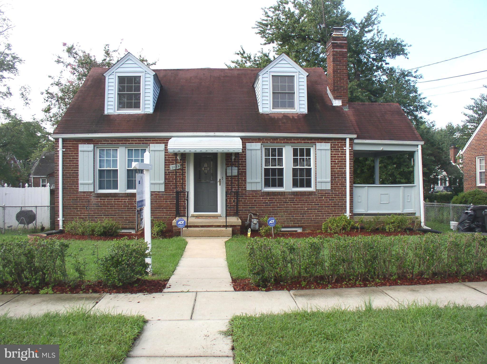 CHARMING CAPE COD HOME - COMPLETELY REMODELED - New Stainless Steel Appliances - New Paint New Floors - New Furnace - Huge Master Bedroom Upstairs with Master Bathroom and Walking Closet. Huge Backyard with Fence, etc. Walk 3 Blocks to West Hyattsville Metro Station. Close to MD University, Whole Foods, Banks, Restaurants "Arts "District" of Hyattsville. OWNER/AGENT