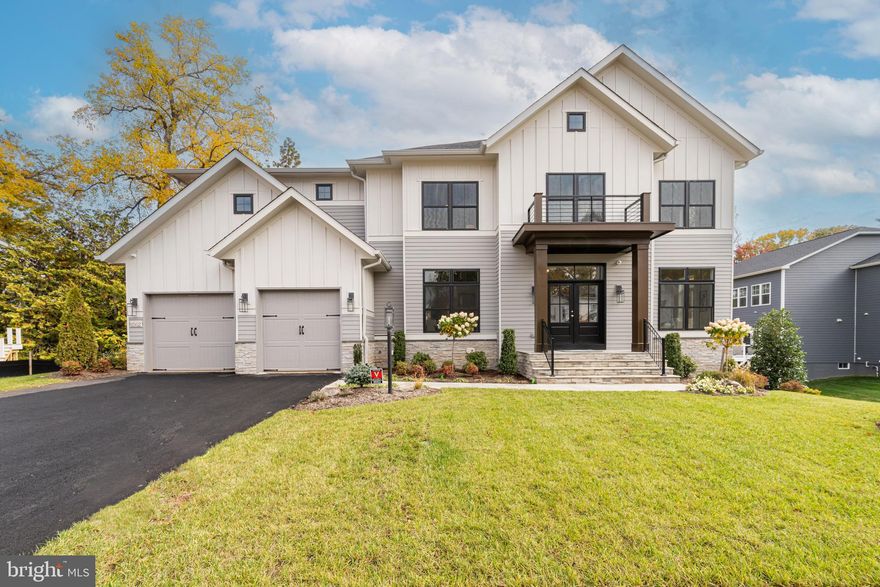 OUR GORGEOUS MODEL HOME NOW AVAILABLE FOR SALE! Hudson Quarter is a beautiful new boutique community of 18 homes in Falls Church by the award-winning Gulick Group. Tucked away in a private enclave surrounded by trees, nature, and walking trails, Hudson Quarter is close to Falls Church City, Mosaic, Tysons, Arlington and DC. This beautiful model home offers stunning architecture and design with walls of windows that frame the trees, large open kitchen and family room design. Fully finished WALK OUT lower level includes recreation room, full wet bar, bedroom, full bath, game room, and flex room. Beautiful appointments and finishes throughout. Don't miss this opportunity!