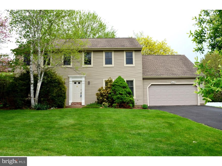 Pristine 4 bedroom 2.5 bath Freshly painted Colonial in Council Rock School System in a quiet Cul de sac. Entrance foyer is welcomed with Beautiful Hardwood flooring reaching into the Living rm. and dining rm., Large Kitchen, remodeled with new Granite counter tops, Stainless Steel Sink, Newer Dishwasher and Garbage disposal, Island and tiled flooring. Expanded Family room with a Brick Fireplace, wall to wall carpet, large Picture window overlooking Mature landscaping. Private fenced in Yard with a patio. Large Master-Bedroom with Spacious walk in closet, Master bedroom bath has a Tub and a separate Shower Stall. All 4 bedrooms have new carpeting. Three ceiling fans, pull downstairs for additional attic storage. This home has numerous new upgrades, New Heat Pump with warranty, new Garage doors, new front door light fixtures, Brand new Driveway. The Windows and Siding were replaced. All the major upgrades are done!!! Walk to Schools, Pool, park and stores. Close to Newtown Boro, shopping, Tyler Park, Bypass and I-95.