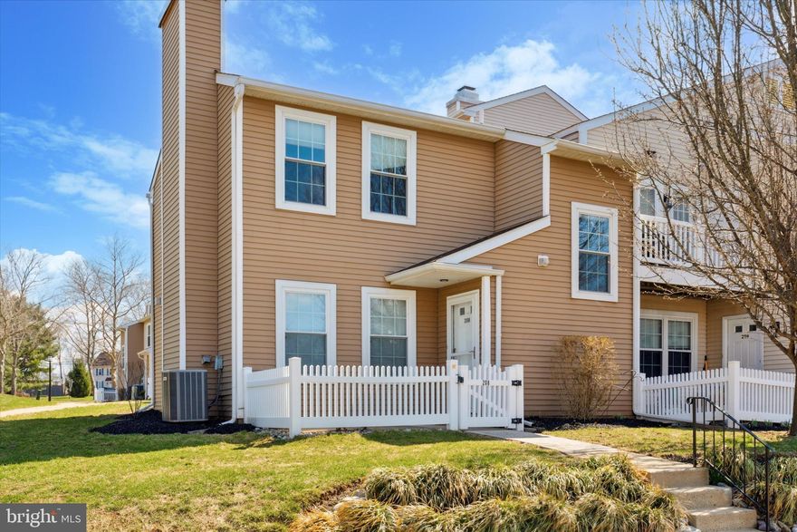 Welcome home to Carousel Pointe! A bright and spacious 2 bedroom, 1.1 bath  condo. This lovely end-unit  home offers a private, fenced-in patio where you can enjoy your morning coffee or relax with you favorite beverage after a long day. A beautiful open concept featuring a living room/dining room combination with recessed lighting and luxury vinyl plank flooring. The living room features a fireplace with mantel perfect for movie nights or just relaxing. The updated kitchen offers granite countertops, stainless steel appliances, white cabinetry and a breakfast bar. An expanded coat closet with storage and powder room complete this level. As you head to the second level there is an abundance of natural light. There a two very nice size bedrooms, one with a walk-in closet. The hall bath has been updated with tub/shower, a linen closet and the stackable washer and dryer is conveniently located on this level. Conveniently located to major roads, Rt 202, 611 & 309 with regional rail service close by. Doylestown Borough is minutes away where you will enjoy quaint boutiques, endless dining options, Mercer Museum and local events. Award winning Central Bucks School District.  This is a dog friendly community with walking paths!