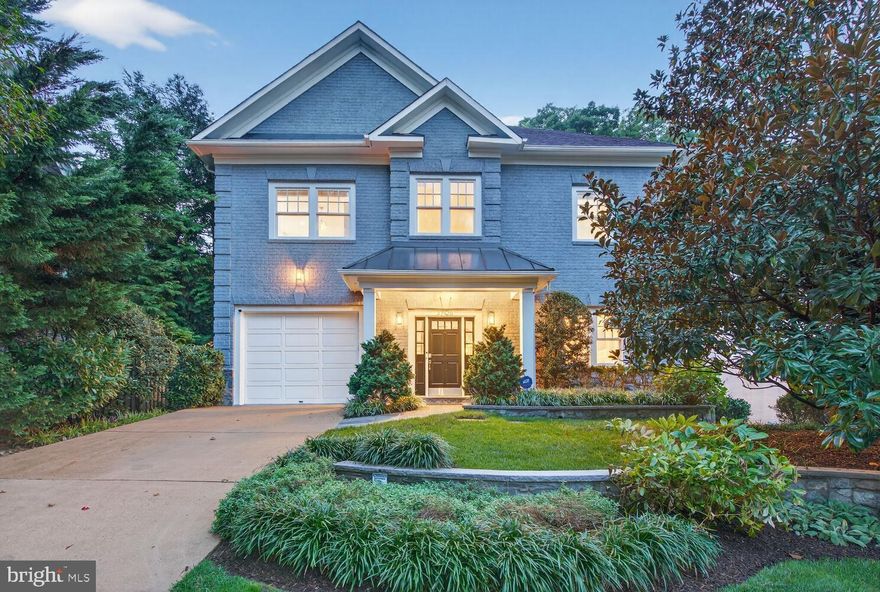 MOVE IN BEFORE THE HOLIDAYS.  TRULY TURNKEY HOME.  Welcome to an iconic home designed with urban luxury set in a suburban setting .  Are you looking for a lifestyle of high design with a private outdoor setting? 3708 N Vermont St, nestled in the prestigious Country Club Hills neighborhood of Arlington, VA. Home to the iconic Washington Golf & Country Club, this exclusive neighborhood was developed in the early 20th century on historic grounds, and has long been home to Arlington’s elite, including politicians, sports figures, and media personalities.    This exquisite property is a true market unicorn—renovated top to bottom by renowned local designers Erin Paige Pitts and Erica Peale, spanning four curated floors and over 5,000 finished sq/ft, each room reflects meticulous attention to detail, featuring custom finishes and high-end materials that embody timeless elegance.  Even better, stepping outside you discover true sanctuary with the home boasting a rare, expansive flat lot that captures both privacy and grandeur.   Bonus features: a fully built-in garage with epoxy floors, integrated Sonos and smart home systems, and furnishings curated by designers—all conveying with the home. The vast backyard provides endless potential for creating a private oasis, possibly with a pool or ADU—check with Arlington County for options. With neighboring parcels potentially available, this property offers an exceptional opportunity to customize your ideal estate into a compound, in one of Arlington’s most prestigious communities.  In the hundreds of homes that sell annually in North Arlington, fewer than one per year become available in this price range that combine bespoke designer-elegance with a rare, flat, usable lot in the exclusive Country Club Hills.  Don’t miss this one. The moment you walk in, you are transported into timeless elegance with modern comfort, featuring high-end finishes, custom millwork, and an open floor plan rooted in quiet luxury. From the soaring ceilings and curated details in the living spaces to the chef’s kitchen with zinc countertops and top-tier appliances, no detail has been overlooked.  There are two primary suites, one offers tranquility, with a private veranda overlooking greenspace, a spa-like bathroom, and an expansive walk-in closet, complete with luxury organization. The fourth floor suite is versatile, complete with a fireplace, coffee bar and spa bathroom, serves as an owner or guest Penthouse Suite, or an optional recreation space.  All this and one stoplight from DC.