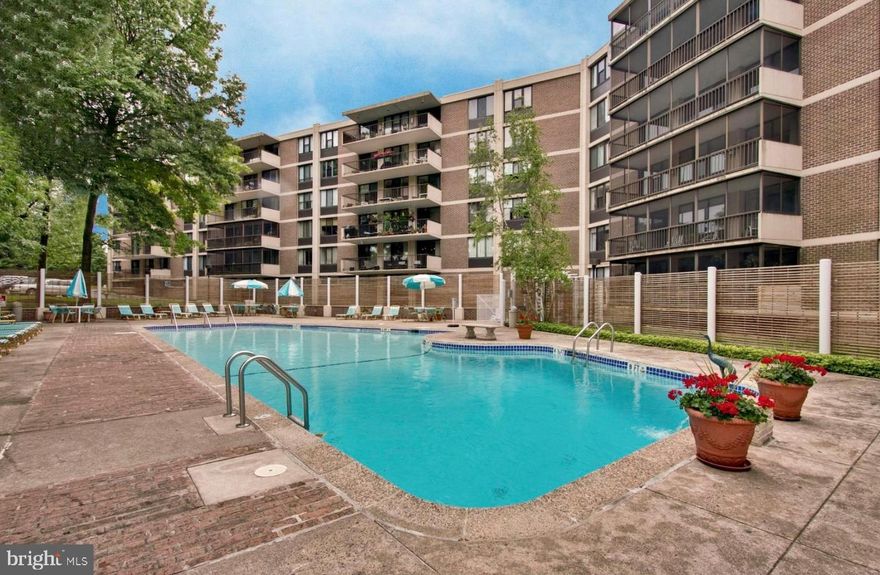 The prestigious Briar House includes many fine services that  are unavailable at other local condo communities. These services include Comcast Cable (with HBO and Showtime), indoor garage parking, 24/7 front door and garage attendants, porter services, swimming pool and many more amenities. C13 features an entry foyer with a hallway of closets, three bedrooms with a spacious master suite and dressing room with renovated master bath, parquet wood floors and carpet in two bedrooms, a private large balcony for outdoor living space, well-organized galley kitchen and a large double living room. This unit needs TLC, and awaits your personal design!