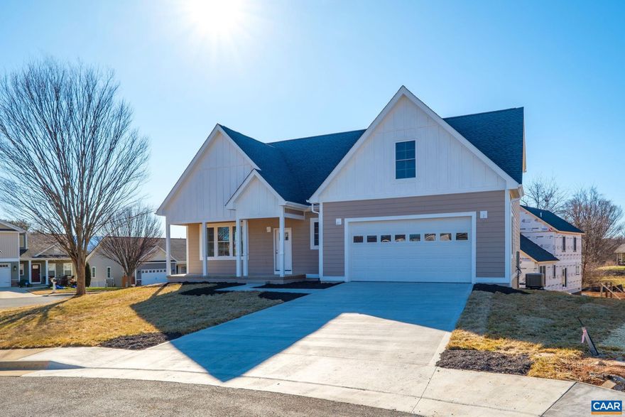 Builder is OFFERING up to $10,000 in CLOSING COST ASSISTANCE!  New construction in the desirable Silver Creek subdivision features a corner lot at the cul-de-sac, highend craftsmanship, quality hardwood floors, colonial trim, the primary suite on the main level, and plenty of room to spread out! Meticulously crafted custom features include quality hardwood flooring throughout, Hardie plank siding, a tiled shower in the large main-level primary suite, wrought iron stair railing and a wide staircase, a pergola on the back deck, and a vaulted ceiling in the living room.  A highlight of the home is the large primary suite, located at the back of the home for privacy and tranquility. The spacious living room features a soaring ceiling and a gas-log fireplace. Three additional bedrooms and a bonus room are located on the second level, providing flexible space that can be used for a home office, play area, storage, hosting guests, or an in-law suite utilizing the adjacent hallway bathroom. The laundry/mud room is conveniently located just off the garage. There is so much to love about this beautiful home, come see it today! Property is still under construction and will be completed soon.,Granite Counter,Painted Cabinets,Fireplace in Living Room