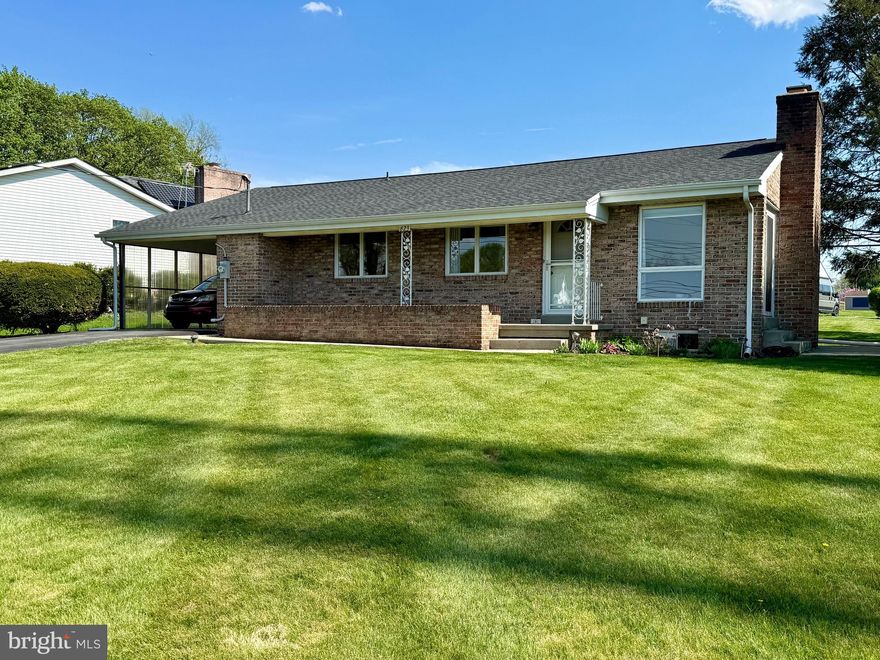 Welcome to this wonderfully maintained single floor home in the boro of Hummelstown! Convenient to downtown Hummelstown amenities and access to highways to travel in any direction no matter what your destination. Close proximity to Hershey med center and all the Hershey attractions for great food and entertainment and overall  it's a great place to live! Home has many new features since it was purchased in 2021, New roof, New screened in patio with new concrete foundation/slab, original hardwood floors all professional sanded and refinished, home has been completely repainted by professional painters, New HVAC system,  New fencing around most of this beautiful, large well manicured yard of .35 acres, very large outdoor space. Home also features a large addition at the rear of nearly 500 sq feet with outlet chimney for a wood/pellet stove or could be converted into a gas fireplace possibly. This room could also be converted into a large primary sweet for a third bedroom with  ensuite very easily with minimum effort. 
Basement is partially finished with a full bathroom and laundry and could be used as a bedroom living space. Endless possibilities only limited by your imagination! Don't let this one slip away! Call and make an appointment before it's marked pending like all the others!