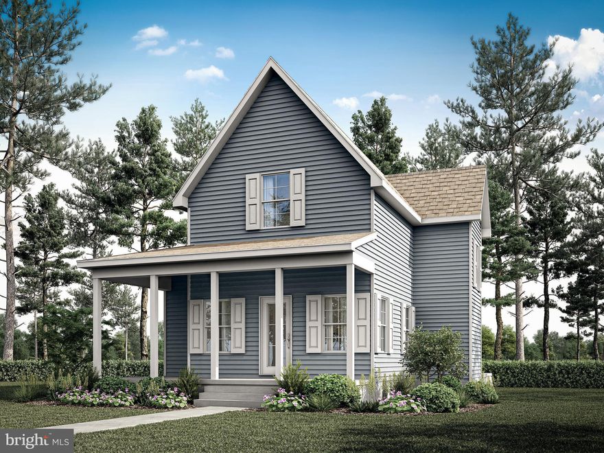 “Lot & Home Package by Bay to Beach Builders. Imagine the possibilities with this to-be-built custom home by award-winning Bay to Beach Builders, celebrated for their Amish craftsmanship and exceptional attention to detail. The Driftwood  — a thoughtfully designed coastal home that blends timeless charm with modern functionality. Featuring approximately 1,820 square feet of open-concept living space, this home offers three bedrooms and two-and-a-half baths, including a first-floor primary suite with a spacious walk-in closet and private bath. The airy layout flows seamlessly from the inviting entryway to the bright great room and stylish kitchen, creating a perfect setting for everyday living or entertaining. A welcoming covered front porch and rear porch extend the living area outdoors, providing the ideal space to relax and enjoy the coastal breeze. Crafted with the award-winning quality Bay to Beach Builders is known for, The Driftwood embodies comfort and craftsmanship in every detail. Ideally located in the heart of Lewes, this home is just a short walk to Second Street’s restaurants and shops and only about four miles from Lewes Beach (Savannah Beach), offering the best of coastal living and in-town convenience. This is a concept house, pending all final approvals.”