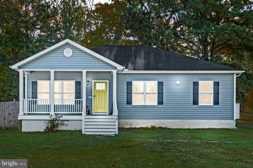 Welcome to 88 Brooks Drive. Come visit this beautiful Colonial Beach Home, the pictures don't depict the beauty of this home. 3 beds/2 baths, with laundry off the kitchen. Front porch has room for chairs, and did you see the front door? Check out the deck that leads to the fully fenced in backyard with a fire pit area, and lots of play area. House backs to trees. The beach/river area is only 3 blocks away. Are you new to Colonial Beach? In Colonial Beach, you can fish off the pier, relax on the beach, walk on the boardwalk, enjoy restaurants, community and search for shark teeth/shells. If you love the water that's not far from home, come check this home out. You can even drive a golf cart around.