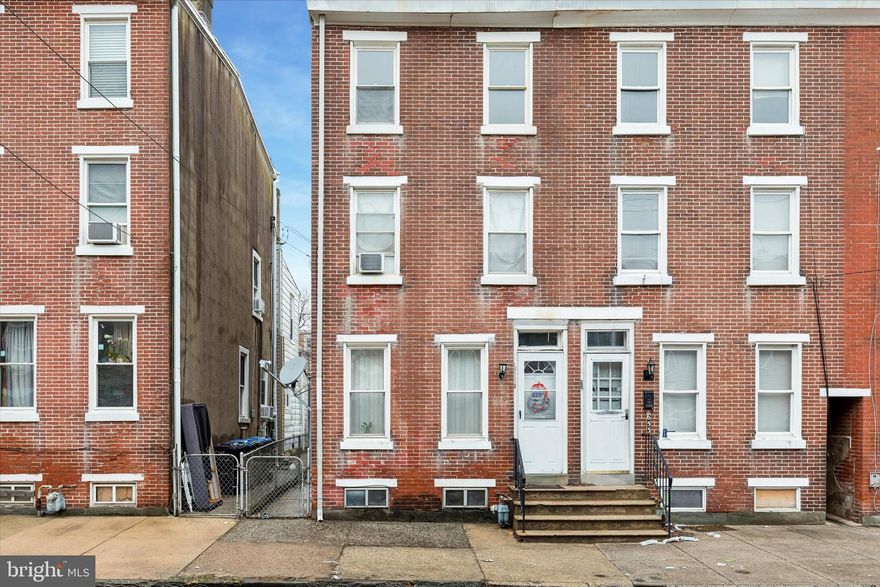Attention investors and first-time buyers! This is a fantastic opportunity to own a well-maintained end-of-row brick home in the growing Norristown market. Featuring 3 bedrooms and desirable side access, this property offers wood flooring, a spacious dining room, a bright living room, and an updated eat-in kitchen—ready for your vision or continued rental use.  Additional highlights include updated electrical, gas heat, replacement windows, and a fenced rear yard with off-street parking. Ideally located on a developing street directly across from the upscale Corson Street Apartments, with continued growth and redevelopment happening throughout the borough.  Currently tenant-occupied on a month-to-month lease, this property provides immediate cash flow with strong upside potential. Rents are currently below market value based on 2026 MCHA Payment Standards, offering room for increased returns.  Whether you're expanding your portfolio or purchasing your first property, this turnkey investment is a great opportunity in a high-growth area. Offered individually or as part of a package with 625, 653, and 665 Corson Street.  Sale is subject to a 1031 Exchange. Buyer is responsible for Norristown U&O requirements and obtaining all necessary approvals.  Don’t miss your chance to secure a cash-flowing asset in an appreciating market—schedule your showing today!