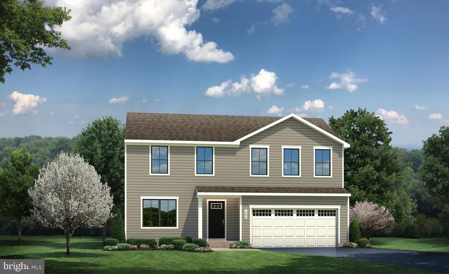 SUMMER DELIVERY CEDAR at the brand new SOUTH BROOK by RYAN HOMES.  The Cedar not just about the open floor plan, the square footage, or the great price this 4 bedroom home also offers a welcoming and elegant feeling along with being smart and functional. You don't need to sacrifice beauty for convenience.  The foyer leads into a great room that flows into a large open kitchen and dining space. An island provides more work space and seating! Past the large pantry, a short hall leads to a convenient powder room, a large coat closet, and a flex room you can use any way you need a home office, hobby room, or extra play space. Upstairs the luxury continues with 4 large bedrooms, three of which boast walk-in closets and an over-sized laundry room to accommodate your needs. Off the light-filled upper hall, the primary bedroom features lots of living area, a huge walk-in closet, and a private bath.   With an upgraded interior design package including espresso cabinets, LVP flooring, granite kitchen countertops, stainless steel appliances and a washer and dryer, you can't miss checking this one out!  Over 1900 sq. feet!  Images shown are representative only.   Other homesites available.