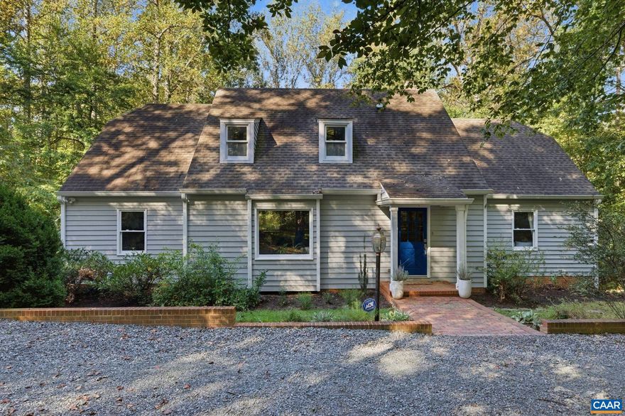 Tucked on over two private acres in a quiet Albemarle County setting, 2404 Pine Garth Run offers a blend of space, comfort, and natural beauty just minutes from shopping, dining, and the University of Virginia. Thoughtfully designed for everyday living, the 5-bedroom, 4.5-bath home provides over 3000 square feet of well-proportioned space with multiple living, dining, and entertaining areas, a first-floor primary suite option, and even an art studio. The custom Karen Turner-designed kitchen featuring gorgeous local soapstone counters, a walk-in pantry, and an induction range opens to an inviting breakfast room with gas fireplace and a large screened-porch. The property provides a serene park-like setting with an ideal balance of open yard space, established gardens, and mature trees creating privacy. A detached two-car garage and ample driveway space add convenience and functionality. Just past the green fields of Foxfield, this gem is located less than five minutes to Ivy Elementary School and less than one mile to the gourmet sandwiches of Hunt Country Market & Deli. Enjoy a rare combination of seclusion, space, and accessibility in one of the Charlottesville area's most desirable areas.,Fireplace in Basement,Fireplace in Dining Room