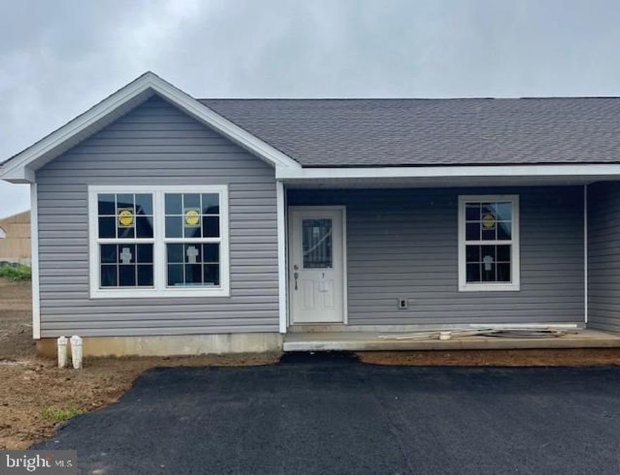 Welcome to beautiful Shalamar Gardens!  This brand new construction would be awesome with a very short commute to State College or an investment property or for PSU events.  Fabulous neutral decorating and fantastic views. The fresh air and beauty of the mountains abounds in this spectacular neighborhood just a short drive to State College.  This 1/2 duplex features 3 bedrooms and 2 baths as well as a laundry.  First-floor living at it's best with a spacious kitchen/dining/great rooms leading onto a nice private rear patio and yard.  Pave parking is also included.  Don't miss the opportunity to own one of the units--call for a tour today.   Open concept great for entertaining with luxury vinyl tile, stainless steel appliances and granite countertops.  Very easy finance because you own your own land.