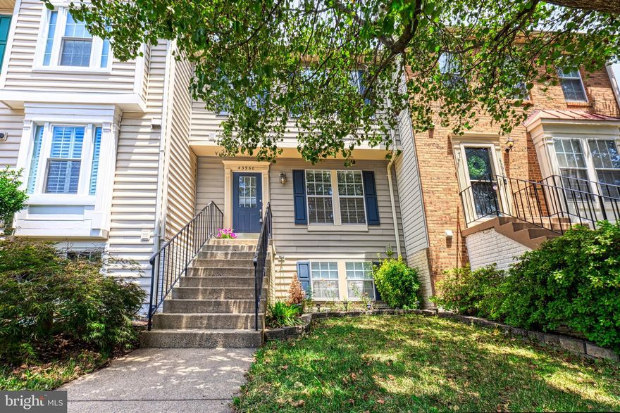 **Back on the Market!! Here is your lucky day and 2nd chance!!** Great location in the sought after Ashburn Village neighborhood with amazing amenities!! 3 bedroom, 3.5 bathrooms, and 2 parking spots reserved for this 3 level townhouse. Great updates throughout including fresh paint throughout, new carpet, Washer (2024), Toilets (2023), Oven (2022), Garbage disposal (2021), refinished deck (2021), AC Unit (2021), Water Heater (2014). Spacious floorplan with large living room, kitchen with painted cabinets, breakfast nook and deck off of the back of the home. Upper level with soaring ceilings, walk in closet and attached full bath in the owner's bedroom, 2 additional bedrooms and a full hall bath. The lower level has a HUGE rec room space, full bath, washer/dryer and storage area. Walk out to the paver patio and common area behind the home. Move in ready and quick close possible!