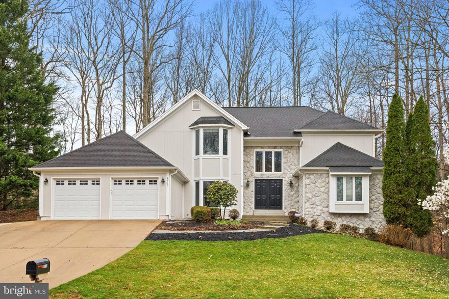 Sunday Open House is Cancelled.  Welcome home to desirable Crosspointe! This stunning three-level home is perfect for multigenerational living, boasting a rare  primary bedroom with its own sitting room and private deck on the main level! Step inside the entrance and you’ll fall in love with the dramatic cathedral ceilings and floor-to-ceiling windows bathing the home in natural light. Battery-powered blinds in the uppermost windows (2023) keep you comfortable as you get cozy by the gas fireplace with beautiful stone surround  in the living room. Newer hardwood floors (2021) lead you into the dining room, a great size for intimate dinner parties or large family gatherings. Continue into the home and you’ll find the spacious, updated kitchen with sleek granite countertops, an oversized island bar,  and stainless steel appliances, including a top end refrigerator with beverage  center (2024). The main level primary bedroom, boasting a stunningly  updated en suite bathroom (2022), peaceful sitting room or office, and its own deck for privacy. Plush carpeting (2021) leads you upstairs, where you’ll discover the second luxurious primary bedroom suite, complete with a handsome en suite bathroom and walk-in closet. Both additional bedrooms are sizable with large closets and shared access to the third full bathroom in the hallway. The lower level of the home offers an expansive recreation room, fourth full bathroom, and two huge unfinished rooms ready for you to customize. Step outside from the main level to sip your morning coffee or host a bbq with friends on your spacious wooden deck. Enjoy the peace and privacy of your private, fenced backyard on nearly half an acre of land, backing to common ground with large mature trees. On the front of the home, you’ll have plenty of space for additional storage and parking, with a 2-car garage and widened driveway. Major home updates include a new roof (2016), upstairs HVAC unit (2018), and plumbing (2025). The beautiful community of Crosspointe offers a wide array of amenities, including two outdoor pools, tennis, pickleball, biking trails, and a community playground. Steps to Halley Elementary School, and less than one mile to the Shoppes of Lorton Valley, where you can visit Giant Food, Starbucks, SweetFrog, Five Guys, and more! Just minutes to Springfield Town Center, Historic Occoquan, Potomac Mills, Occoquan Regional Park, Workhouse Arts Center, and Fort Belvoir. Quick access to Ox Road, I-95, I-495, Route 1, and the Fairfax County Parkway for easy commuting and traveling around Northern Virginia. Schedule a private tour of your gorgeous new home today!