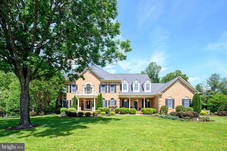 Newly repositioned price! Come on back for a second showing with a new perspective. Welcome to this rare find in sought-after Penderbrooke! Discover the perfect blend of space, luxury, and function in this stunning 4-bedroom, 5.5-bath estate nestled on a fully usable 1-acre lot. Boasting nearly 7,000 square feet of meticulously designed living space, this home delivers sophistication, comfort, and everyday convenience. Step into a grand two-story foyer that welcomes you into an expansive floor plan, including a sunken family room with recessed lighting and gas fireplace. The heart of the home is the open-concept kitchen and breakfast area, featuring granite countertops, a large island, cooktop, wall oven, state-of-the-art refrigerator, built-in TV, and walk-in pantry. A whole-house intercom and security system offer modern comfort and peace of mind. The main level office provides the flexibility to serve as an additional bedroom if desired. Choose from two stairways leading to the upper level, where you’ll find a luxurious primary suite with a sitting area, expanded walk-in closet, and a spa-like bathroom with double vanity, standing shower, and soaking tub. Each of the three additional bedrooms on this level includes its own en suite bathroom. The fully finished basement is a dream — complete with its own kitchen area, full bath, and an additional bonus room (bedroom option), plus space for a home gym, game area, and an expansive utility/storage room. Outside, enjoy your own private retreat with a fenced in-ground concrete pool featuring a diving board and new pump, a spacious deck patio, and a charming gazebo. The entire lot is flat, fully accessible, and includes a lawn irrigation system. A three-car garage and a newer roof (replaced  3 years ago) complete this exceptional offering. Don’t miss out on this opportunity to own in Penderbrooke that doesn't come around often!