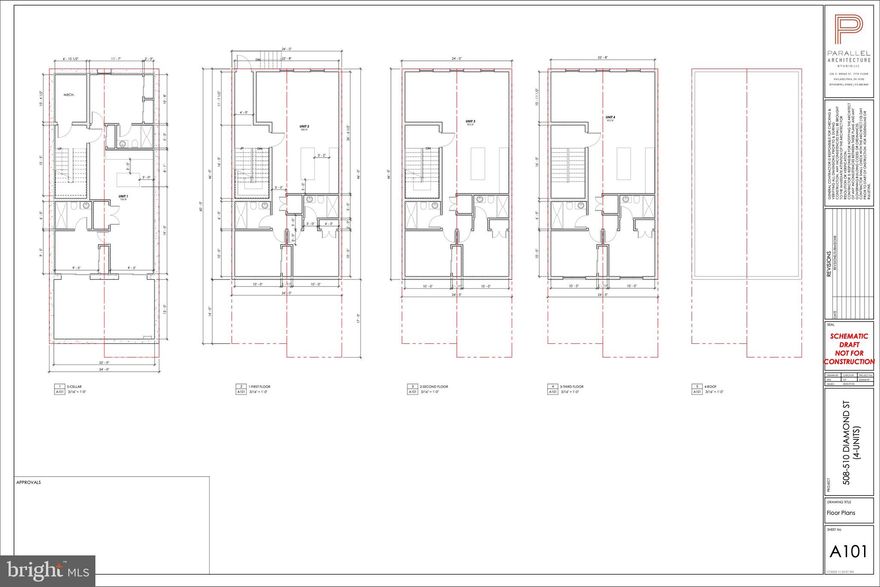 Outstanding shovel-ready development opportunity in the Temple University/Old Kensington corridor. This double lot at 508–510 Diamond Street is being offered with approved plans and permits for four residential units, allowing you to bypass the lengthy zoning and approval process and start construction immediately. The property is surrounded by ongoing redevelopment and new construction, with strong rental demand from both Temple University and the surrounding neighborhoods. With close proximity to public transportation, major access routes, and the growing amenities of Old Kensington and Fishtown, this site offers excellent potential for long-term value and cash flow. Ideal for builders or investors seeking a fully entitled project in one of Philadelphia’s fastest-growing markets.