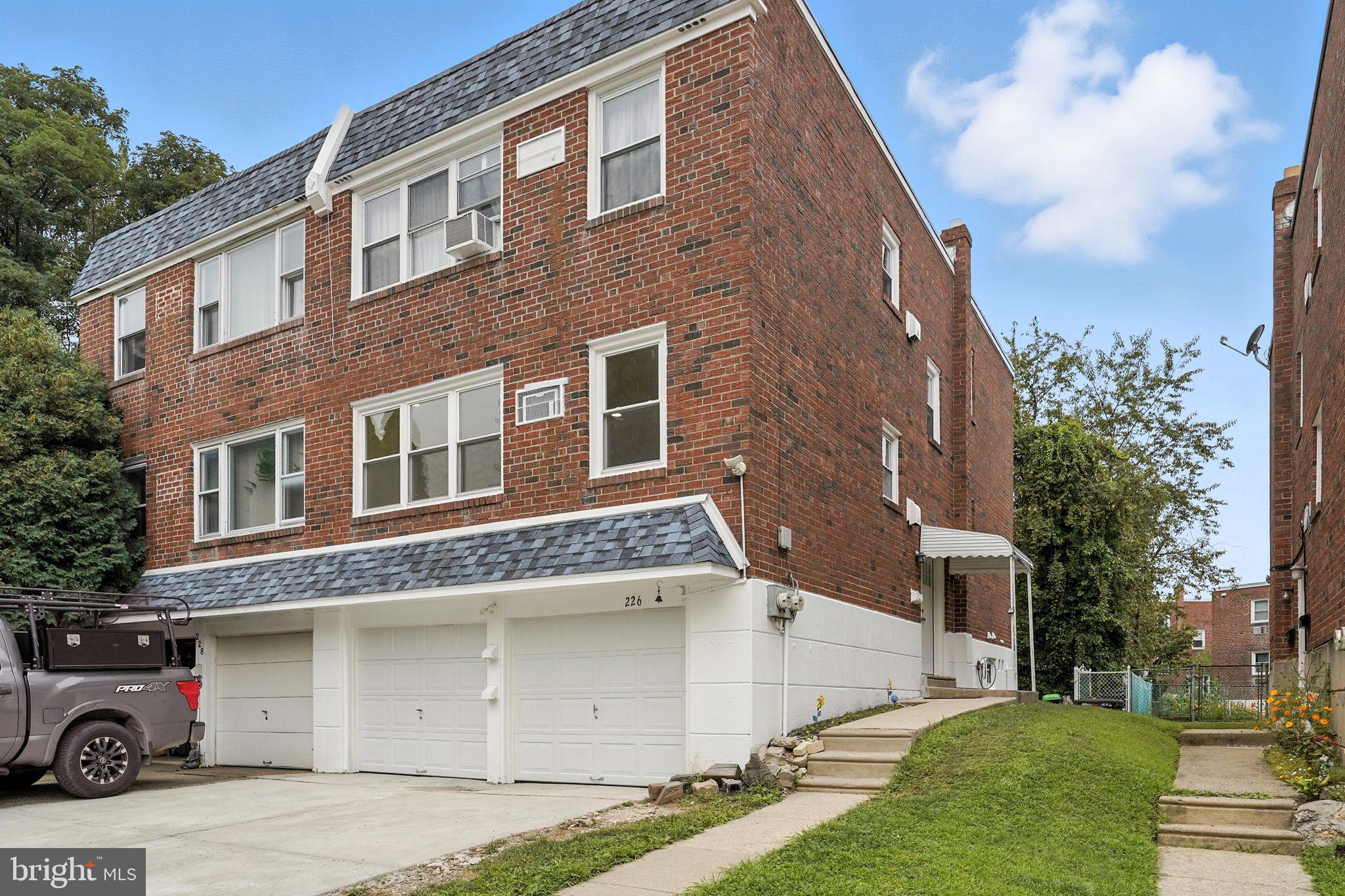The Duplex back to market as the buyers failed to deliver the first deposit on time. 2+ 2 Modern Corner Duplex in Prime Northeast Philadelphia – Fully Updated & Move-In Ready! This rare 2+2 Brick Duplex on a quiet corner lot offers the perfect blend of comfort, flexibility, and income potential, ideal for owner-occupants, multi-generational living, or investors. Both bright and spacious units feature two bedrooms and one bath, with the first-floor unit fully renovated to include a stunning open-concept kitchen with stainless steel appliances, quarts countertops, recessed lighting, and a large island, The first floor has new laminated flooring for a clean and modern feel. The finished basement also offers direct access to the private backed and provides 317 SQFT bonus room, could be ideal for a home office, studio, or gust suite. The second-floor unit is well-maintained and currently occupied by a long -term, month-to month tenant--offering immediate rental income post closing. Each unit enjoys its own washer/dryer, garage, and resurfaced driveway, with separate utilities and gas heating. Outdoor perks include a concrete patio, spacious yard, and quiet end-of-street location. Two garage spaces (new garage doors) plus driveway parking for 2 cars, and ample street parking. Quiet end-of-street location with minimal through traffic. All within minutes of major highways, transit, railway (Philmont Station) shopping, and dining. Recent updates, solid brick construction, and high-demand location make this a true turnkey opportunity. This Duplex is a must see! Schedule your private showing today!