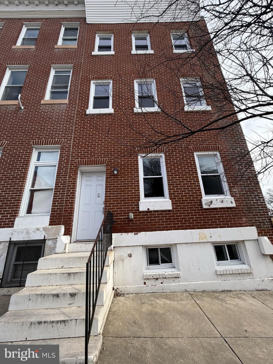 Introducing an exciting opportunity for savvy investors at 1207 Myrtle Ave in the vibrant 21217 zip code! This three-story property features four spacious bedrooms and at least three bathrooms, presenting a blank canvas ready for your vision. The property is being sold as-is, with the rehabilitation process already started but not yet completed. Unforeseen challenges curtailed the project, leaving you the chance to bring it across the finish line and unleash its full potential.

Nestled in a neighborhood known for its rich cultural heritage and dynamic community, 21217 offers an array of exciting amenities. Walkable streets lead you to nearby parks, boutique shops, and eclectic dining options, making it an appealing choice for future residents. Enjoy the charm of local coffee shops, art galleries, and vibrant street life that characterize this area, all while being just minutes away from major attractions, museums, and educational institutions.The investment potential in this community is further enhanced by its proximity to public transportation, ensuring easy access to downtown Baltimore and surrounding areas. 

The diverse neighborhoods nearby provide opportunities for leisure and entertainment, from community events to social gatherings that foster a sense of belonging and vibrancy.Don't miss out on this prime investment opportunity! 

1207 Myrtle Ave is waiting for the right visionary to finalize the renovations and breathe new life into this property. With the need for renovation clearly outlined, astute investors can envision the endless possibilities that come with revitalizing this home and creating a centerpiece in a thriving community.