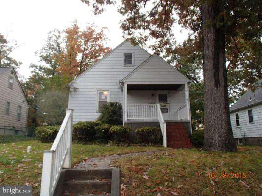 Wonderful chance to own this value priced home 2BR 1BA Cape Cod. Enjoy nice room sizes, wood floors, and ample rear yard. The rear deck is perfect for warm weather outdoor living space. Use the unfinished basement as added storage or finish for more living space. A convenient location, just a short drive to Downtown Baltimore!