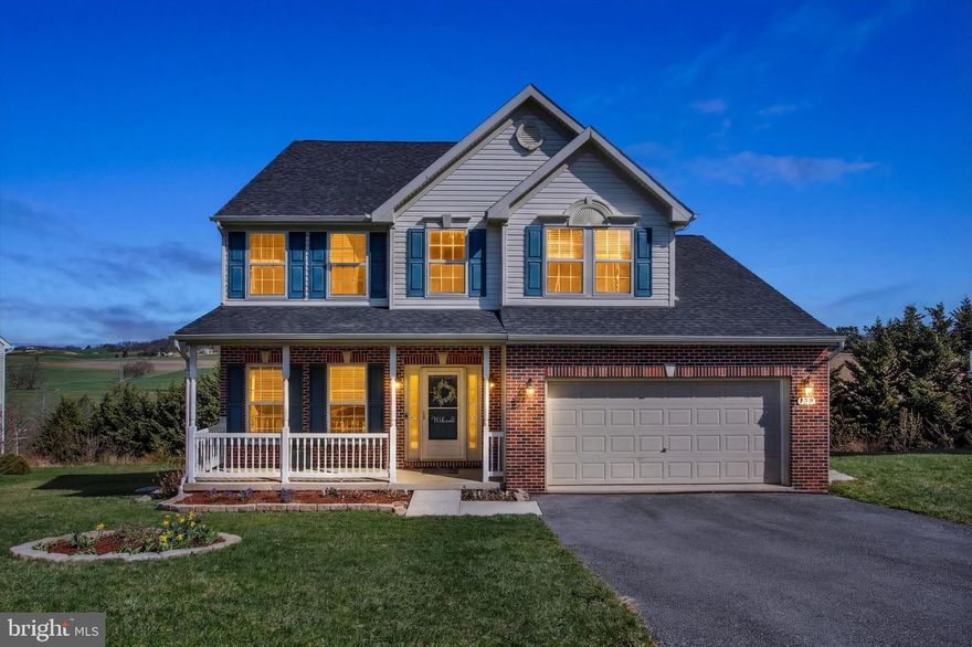 Exceptionally Maintained 4 BR, 3.5BA in Whispering Hills.   Poised for spectacular countryside views from the Main Living Area, Back Deck and Lower-Level Patio...and on a street that ends in a cul de sac!  Kitchen has been completely updated with newer appliances; Main Level Laundry Room is bright & spacious with extra storage; and the Pantry is versatile for food and appliance storage.  Master Bathroom recently renovated.  This home actually has a 5th Bedroom and Full Bath in the Basement with immediate access to the finished recreational area and covered patio.  Great for entertaining with a view for all seasons!  This move in ready home is seeking a new owner as early as June 17th/June 18th.  Ideally located to access all commuter routes with ease.  Choose your shopping and entertainment area from Hagerstown, Frederick, or Westminster, MD or even Waynesboro and Chambersburg, PA.  Plenty of conveniences while enjoying that rural setting.