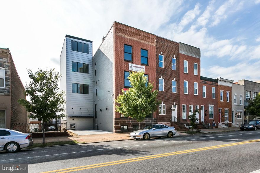 STUNNING RENOVATION W/ PANORAMIC VIEWS OF CITY & 1 ASSIGNED PARKING SPACE - located just steps to Patterson Park & Canton. Apartment features open floor plan w/ large kitchen, ss appliances, quartz counters & spacious living room/dining room w/ best views in the city. This unit offers 2 bedroom suites each w/ their own full bath and parking.  Water/sewer charges included in rent - pets case by case!