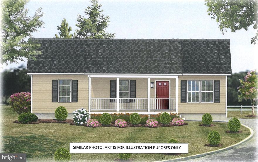 LOT 14- TO BE BUILT -MELBOURNE MODEL located on 3 wooded acres not far from the Town of Orange. One level living with 3 bedrooms, 2 bath, and unfinished basement with rough in plumbing for future bath.  Home will include - granite counter tops, stainless steel appliances, and vinyl flooring in the kitchen; carpet in the living room and bedrooms; and vinyl flooring in the bathrooms. Deck is an upgrade and not included in the list price. Other upgrades are available. Call for more information.