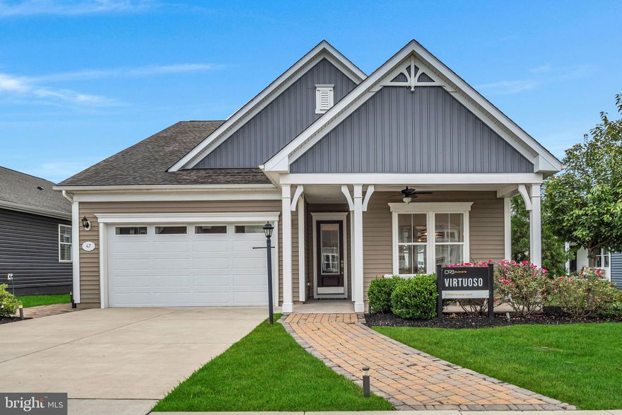 Invest in the future! This is a very rare opportunity and is not for everyone. Have you been considering moving to Amblebrook, but just not ready? Interested in locking in your home price? Attracted to a premiere location within walking distance to world class amenities? Here is your opportunity to purchase a builder’s model home with all the upgrades and “lease it back” to the builder until you are ready to make your move. The VIRTUOSO model is one of DRB Elevates’ most desired floor plans. Located within “builder’s row”, you will be close to all the actives within Amblebrook. Featuring upgrades throughout – tray ceilings, premium tile, vinyl, and carpeting. Two bedrooms and two baths are conveniently located on the first floor.  You will appreciate the beauty and functionality of your accordion style sliding door providing open access to your screened patio.  Beautiful French doors provide access to your office or craft area. Ready to relax? Head to your wine cellar featuring two wine coolers. Amblebrook is all about lifestyle-"Laissez les bons temps rouler". Please contact listing agent for lease details.