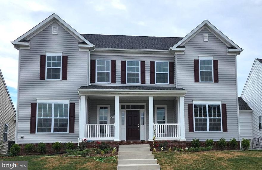 Sold & Settled  Wicomico #1 floorplan featuring over 2900 sq. ft of above grade living space, which includes 4 bedrooms, 2.5 baths, with a large dining room, huge kitchen that opens right into the family room,  a full bath and inl-aw suite on the 1st floor, plus a front porch to relax on.   2nd floor provides nice size secondary bedrooms, plus a very welcoming owners suite, owners bath and owners closet. There is also a 2nd floor walk in laundry room featured. Basement will have a finished rec room and will include 9' poured concrete walls, a 3 piece bath rough in, plus an exitway and window well to accommodate any additional future finishing plans in that section.  Cosmetic upgrades for this home include quartz kitchen counters with upgraded kitchen cabinets, stainless steel appliances including double ovens, french door fridge, and microwave hood, brushed nickel light fixtures and door hardware, upgraded ceramics in the owners bath, plus vinyl plank flooring through all of the 1st floor (minus great room).  Ceiling fan pre-wires, garage door opener, recess lighting, etc.. are also included for this home, plus exterior items such as 12x12 composite deck and picket fence, plus so much more!



Clarks Rest community features community pool, playground, basketball court, tennis courts, sidewalks and community clubhouse which can be rented out for private events. Community amenities are just a short walk away from the location of this home.