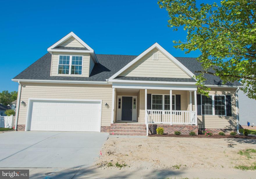 Under Construction - on a roomy culdesac home-site in South Kaywood, an established neighborhood of tree-trimmed streets on Wicomico's East-side. Great location - minutes from Downtown Salisbury, quick trip to the Rt 13 Bypass, 30 miles to Ocean City Beach and Boardwalk or Fenwick Island beaches.  Popular floorplan with many upgrades included in as standard: gorgeous and durable LVP flooring throughout the living and dining areas, and baths; granite kitchen counters; upgraded cabinetry in the kitchen and bathrooms! Bright and breezy, wide open floorplan. 4BR/2BA, 2236SF, and a fabulous sunroom. Three first-floor bedrooms including an owner's bedroom w/walk-in closet, full, en-suite bath - double-sink vanity. Upstairs, a large bonus room or 4th bedroom. 2-car attached garage. Standard finishes - from builder selections: LVP through living, kitchen, dining, bathrooms; carpet through bedrooms, hallways, & stairs;  kitchen appliance package - fridge, electric stove/oven, microwave oven, dishwasher; brushed nickel fixtures; Granite kitchen counters. ALL choices are from builder-provided selections. ALL work performed by builder's contractors and subcontractors.  NOTE: Plans, listings, photos, renderings, sizes, acreages - all for REFERENCE only, and may show upgrades & options not included in list price; subject to changes in the field. Owner is a licensed realtor; agent has financial interest. Pricing & availability subject to change. Seller does not split transfer and recordation taxes/fees. LOT 12