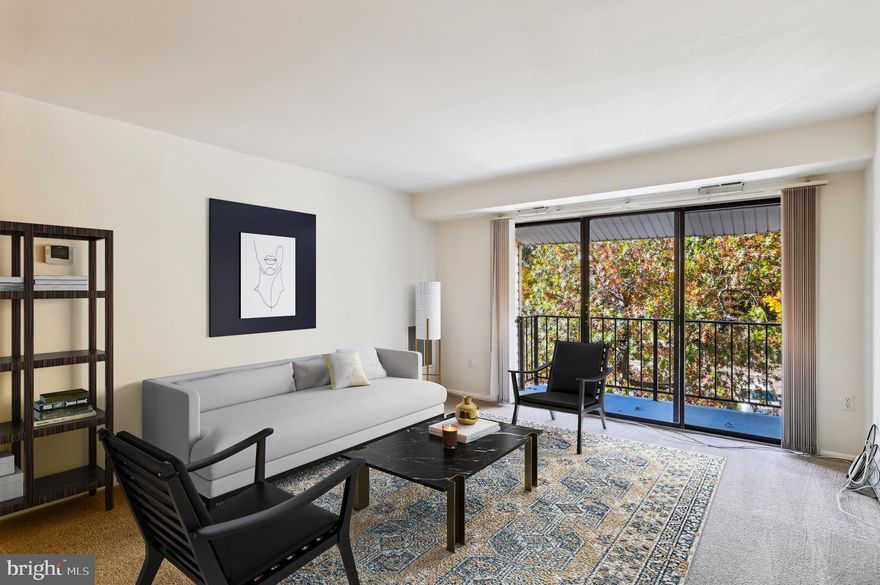 Wonderful 3 bedroom penthouse condo with large balcony in the tucked away community of Riva Commons. Freshly painted & brand new carpeting throughout. Community amenities include an outdoor swimming pool and lush grounds for strolling and enjoying nature. Located one minute to the Harry S Truman park 'n ride for DC commuters, and convenient to all shopping and leisure activities. Condo fee includes gas heat & water, trash removal & master insurance.  Storage bin included with the purchase.