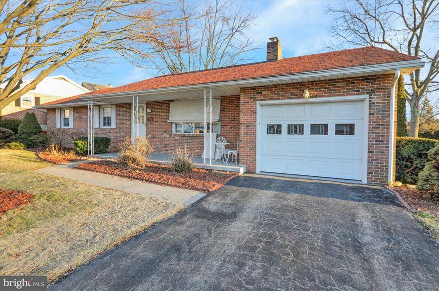 Welcome to this charming and well-maintained 3 bedroom brick ranch. Although retaining its classic charm, this home offers tremendous potential for modernization and customization to suit your preferences. Enter into a cozy living room space with hardwood floors which blends into a bright and sunny dining area that leads to a deck and the backyard.  The kitchen features solid cabinets, offering ample storage for your culinary needs. With the addition of a dishwasher, meal prep and clean-up become effortless tasks, making it a functional space for daily living. 3 bedrooms with ample closet space and a full bath complete the main level.  Venture downstairs to discover a partially finished basement, where possibilities abound. Whether you envision a cozy entertainment area centered around the fireplace, or dream of creating a separate living quarter complete with a full bath and potential kitchen space, this lower level offers versatility limited only by your imagination.