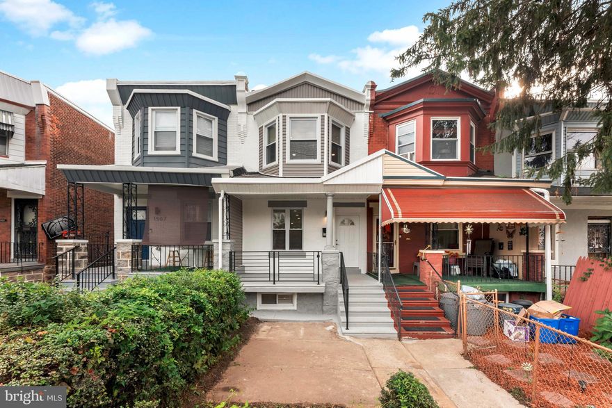 Welcome to this stunning, fully renovated home in a charming neighborhood. Every detail has been thoughtfully updated, making this a true turnkey property.

The home offers a covered front porch and a cozy front patio,  perfect for relaxing outdoors. Inside, you’ll find a bright, open-concept layout with vinyl flooring and recessed lighting throughout. The living and dining areas flow seamlessly into the modern kitchen, featuring a breakfast bar, granite countertops, crisp white cabinetry, stainless steel appliances, and a beautiful backsplash , perfect for cooking and entertaining.

The main level also includes a full bathroom with tub/shower combination, stylish tile floors, a smart mirror, and a convenient washer/dryer closet.

Upstairs, a striking floating staircase with wrought-iron railing leads to three spacious bedrooms with vinyl flooring and recessed lighting. The beautifully renovated hall bathroom boasts a sleek walk-in shower and modern finishes.

The finished basement offers flexible living space, ideal for a media room, home office, or extra guest area. Outside, the fenced backyard provides endless possibilities for recreation, gardening, or personal customization.

This home has been meticulously updated throughout, all that’s left is for you to move in and enjoy!