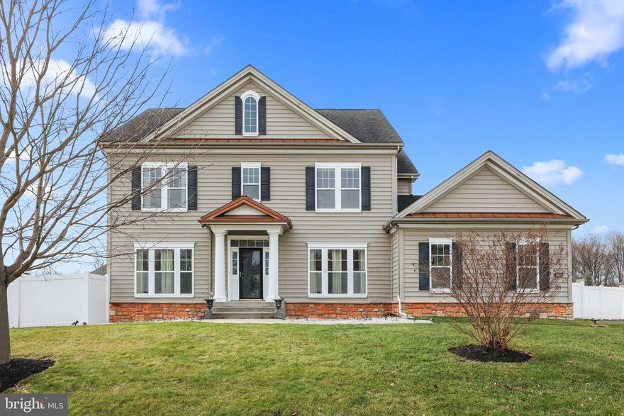 Offered for the first time by its original owners in the much sought after Wellington Estates. Enter into the 2 story foyer that leads to a formal dining room and across it a formal living room. The kitchen offers an open floor plan that  flows into the family room with gas fireplace.The main floor is completed with a powder room and large laundry room.The 2nd floor offers the owners suite with tray ceilings , 2 large walk in closets and private bathroom with his and hers vanity.The entire first and second floors feature hardwood floors and were just freshly painted.Bring your imagination and finish the basement to add an  additional entertaining area.The home sits on an extra large fenced in corner lot and is within minutes to 295 and major routes making a commuters dream.