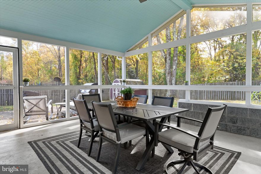 This property represents one of the best values for a single-family home in Arnold. Ideally situated on a quiet street in the desirable Hidden Ridge neighborhood. The upper level features three spacious bedrooms and two full bathrooms. The primary suite includes an updated en-suite bath with dual vanities, two closets which includes a walk-in closet, and a separate standing shower. On the main level, you’ll find an updated kitchen complete with granite countertops, stainless steel appliances, and a pantry. The kitchen opens to a bright dining area, which flows seamlessly into the family room. A versatile den/bonus room on the main level provides additional space, perfect for a home office, playroom, or fitness area. One of the home’s standout features is the enclosed, screened-in porch on a concrete slab, an excellent space for hosting guests or relaxing outdoors...it could easily be converted into additional living space. Step outside to the paver patio and enjoy the large, fenced yard, which includes a convenient storage shed for all your gardening and lawn equipment. Located in the Broadneck School district and within close proximity to Bay Hills Shopping Center, residents can enjoy easy access to local favorites such as O’Loughlin’s, Señor Chiles, Spizzico, Green Valley, and one of Anne Arundel County’s only farm breweries. The home is also just minutes from Bay Hills Golf Course, including a recently renovated clubhouse with indoor and outdoor dining. With convenient access to Route 50, I-97, the Chesapeake Bay Bridge, Ft. Meade, Baltimore, Washington, D.C., and Annapolis, this home offers both comfort and an unbeatable location. An excellent opportunity to own a well-maintained home in a sought-after community!!