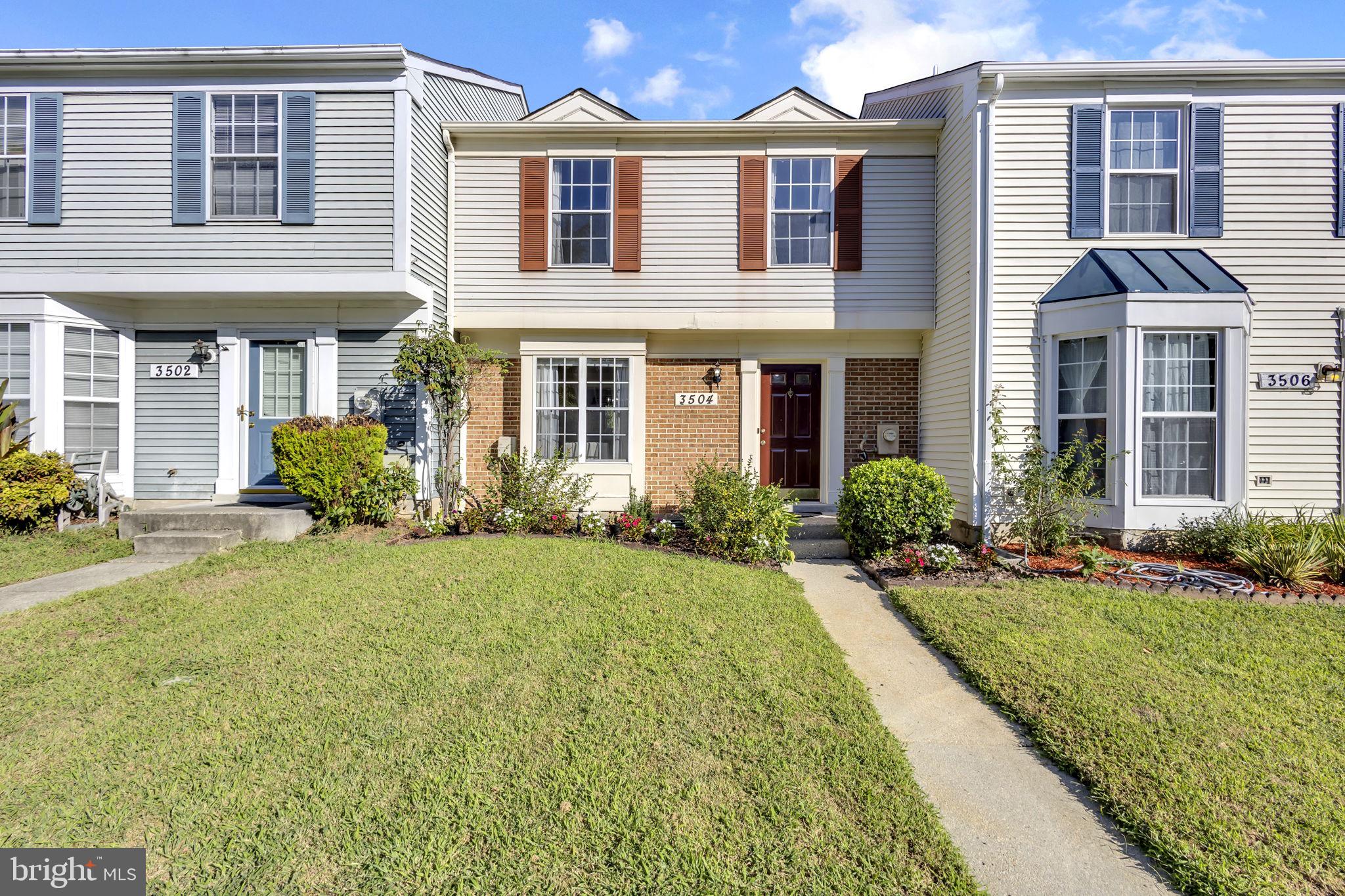 💥 Major Price Reduction – Don’t Miss This Opportunity! 💥
This charming 2-level townhome in the heart of Bowie is now an even greater value! Featuring 3 bedrooms, 2.5 baths, and countless updates, this home is move-in ready and waiting for your personal touches. Step inside to find fresh paint throughout, remodeled bathrooms, new carpet upstairs, and terracotta tile in the main hallway and kitchen. The kitchen offers newer appliances plus a brand-new washer and dryer. Enjoy excellent curb appeal, a private rear patio that opens to community walking paths, and unbeatable convenience—located directly across from Allen Pond Park with recreation and activities, and just steps to a Metro bus stop for an easy commute. It also offers 2 assigned parking spaces.
With this significant price reduction, now is the perfect time to make this Bowie gem your own!