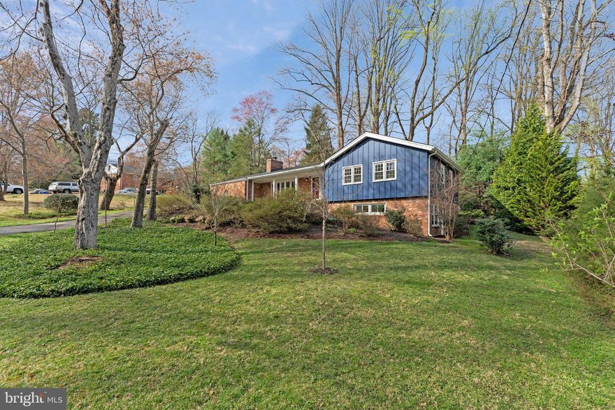 Beautifully updated 4 bedroom, 3 bath rambler style home in Brookhaven.  Numerous improvements over the years.  See separate list in Documents section of MLS.  Wonderful kitchen renovation in 2006, with vaulted ceiling, custom cabinets, large marble kitchen island, granite perimeter counters, 2 skylights, custom vent hood, 6-burner dual fuel stove, recessed lighting and custom Pella windows with integrated blinds.  Spacious living room off the entry foyer with a large bow window, refinished hardwood floors, and a fireplace with wood burning insert.  The main level has 2 remodeled full baths and 3 bedrooms.  The daylight lower level has a large rec room and office area, the 4th bedroom, a full bath, and a new stacked washer / dryer.  There is a walkout to the side yard from the rec room.  Recently replaced big ticket items include the roof, furnace, central air conditioning, and water heater.  The home has an attached 2-car garage, which has a separate workshop / storage room.  A large screened porch adjacent to the garage provides access to the beautiful rear yard and patio.

Wonderful, close-in location, yet a very private setting.  Large (approximately 17,315 sq ft) lot with mature trees and lots of nice plantings.  Quiet, low traffic, (dead end) street.  Enjoy the birds, other wildlife and nature from this special retreat.  Little Pimmit Run Park with walking trails is just steps away at the end of the street.  Convenient to the shops and amenities of downtown McLean, as well as easy access to Tysons, Capital One Hall, the George Washington Parkway, Route 66, the Beltway, D.C., and both airports.  Close to metro also!

While this home is remodeled and in great condition, the 17,000+ sq ft lot on this quiet non-thru street near the county park may be of interest for those who wish to expand, or build new, as has been done throughout the neighborhood.  See survey in the Documents Section of the MLS.